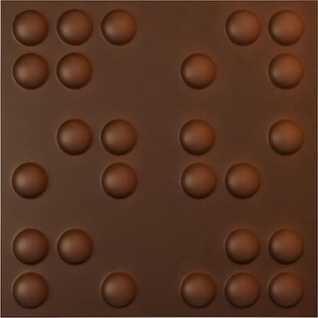 Ekena Millwork 19 5/8in. W x 19 5/8in. H Emery EnduraWall Decorative 3D Wall Panel, Total 32.04 Sq. Ft., 12PK WP20X20EMDRU-CASE-12